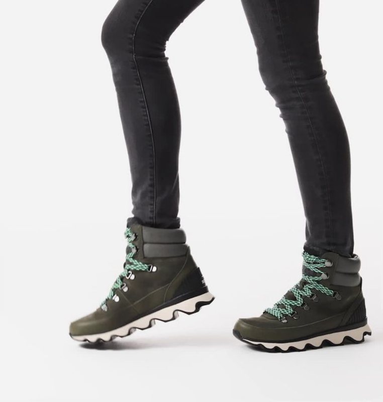 Botas De Invierno Sorel Mujer - Kinetic™ Conquest Bajas Verde Oscuro - 51467-OIXS